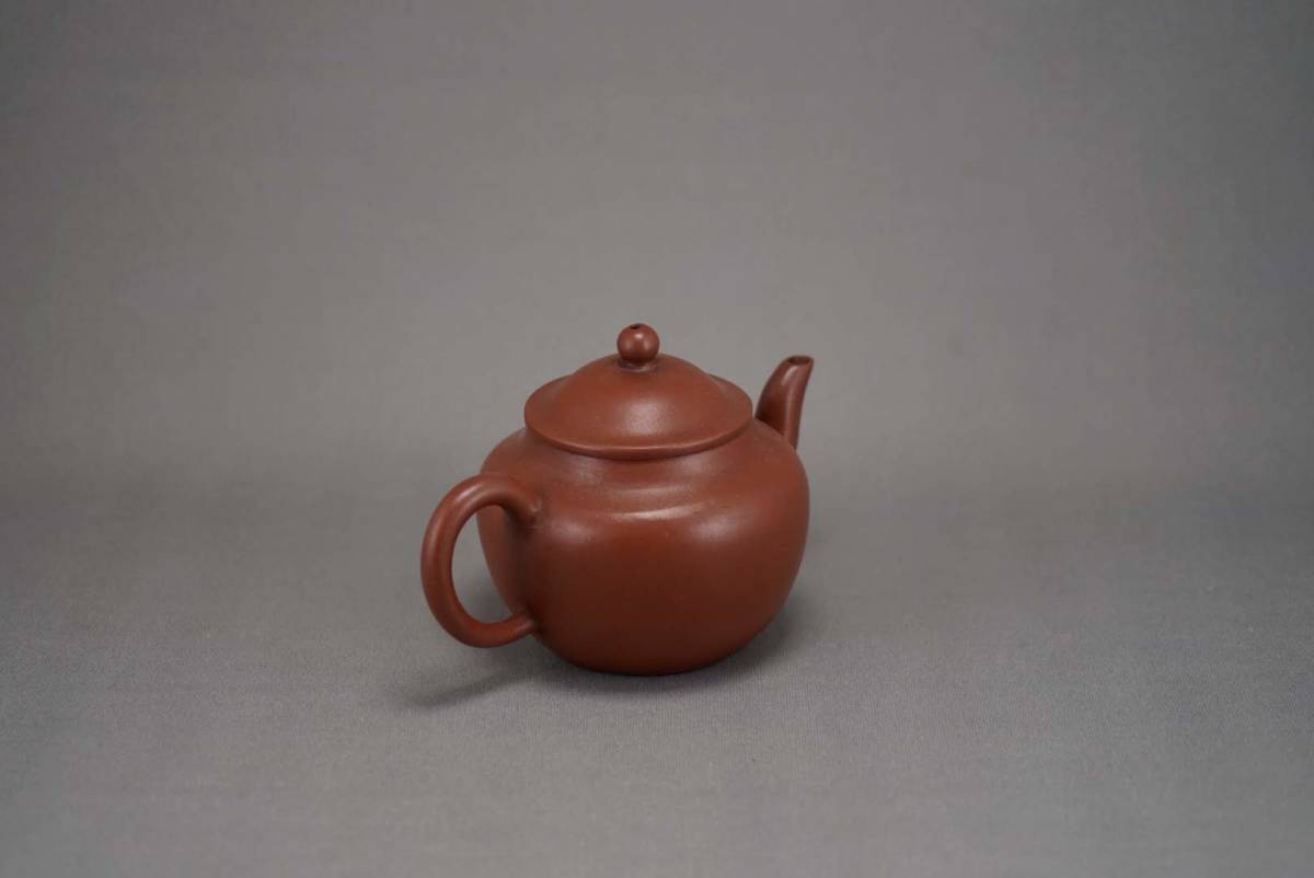 唐物紫砂壺 朱泥 急須 時代品 煎茶道具 美術品 中国美術 紫砂 唐物 時代物 紫砂壺 煎茶道具 中国古玩 朱泥 紫泥