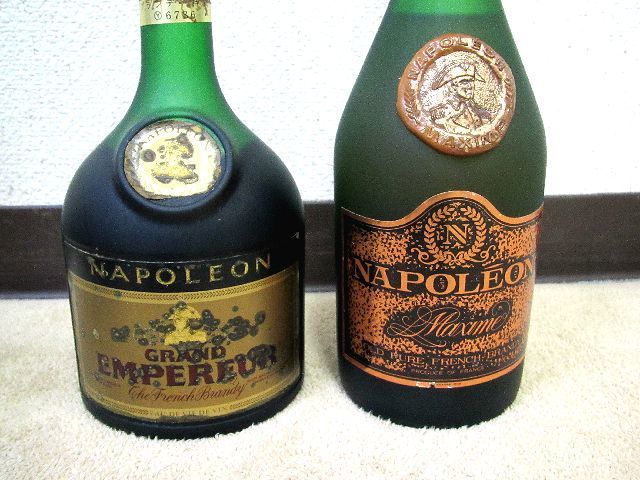 ★お酒 まとめ★ウイスキー ブランデー 9本★NAPOLEON ナポレオン MAXIM EMPEREUR NIKKA ニッカ V.S.O.P XO SUNTORY OLD 古酒 未開栓