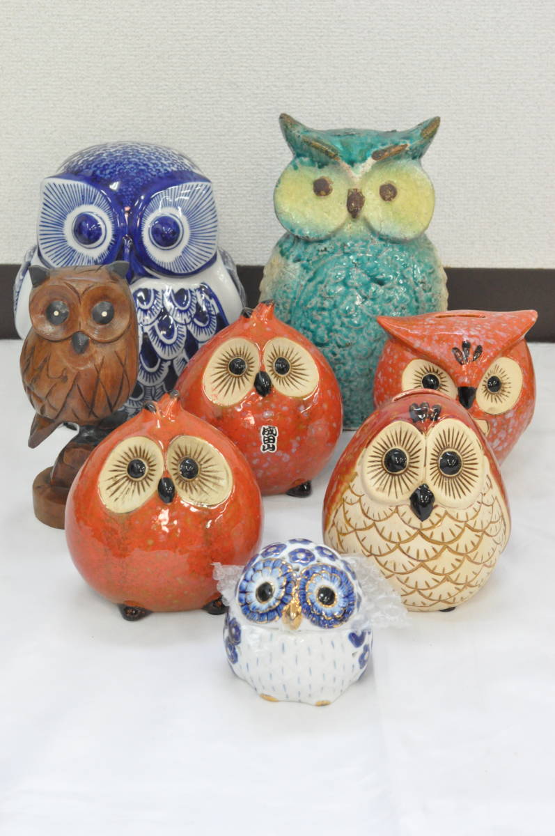 ☆ふくろう フクロウ 梟 置物 オブジェ 大量セット ①☆
