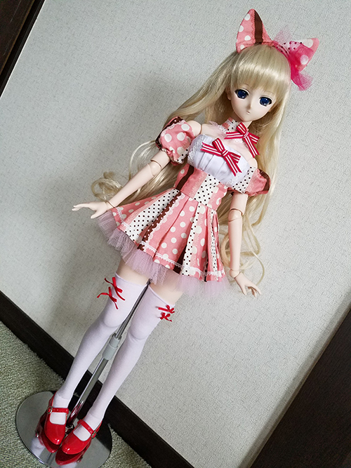 【ぷちは】Petit HAPPY CHILD オリジナルドレス　DDdy　さーりゃんの猫耳ウエイトレスセット　ドルフィードリーム ささら_1