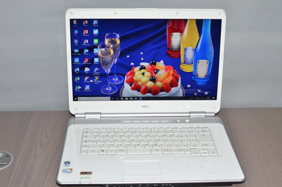 中古良品 ノートパソコン 最新Windows10+office2016 NEC LL750/T Core