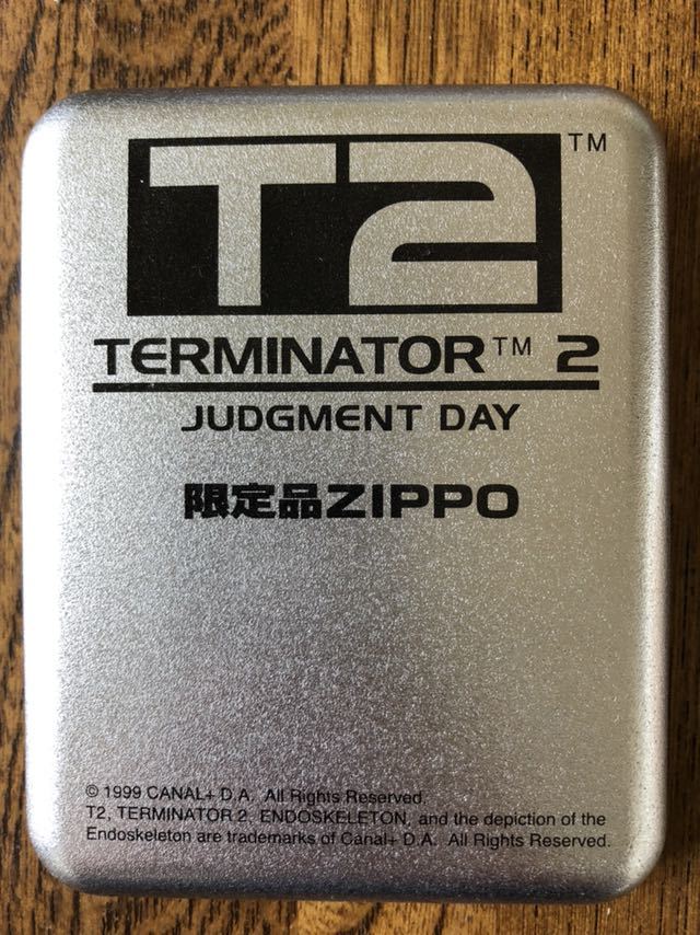 □ ZIPPO TERMINATOR2 judgment day T-2 ターミネーター2 限定 □ ZIPPO TERMINATOR2 judgment day T-2 ターミネーター2 限定