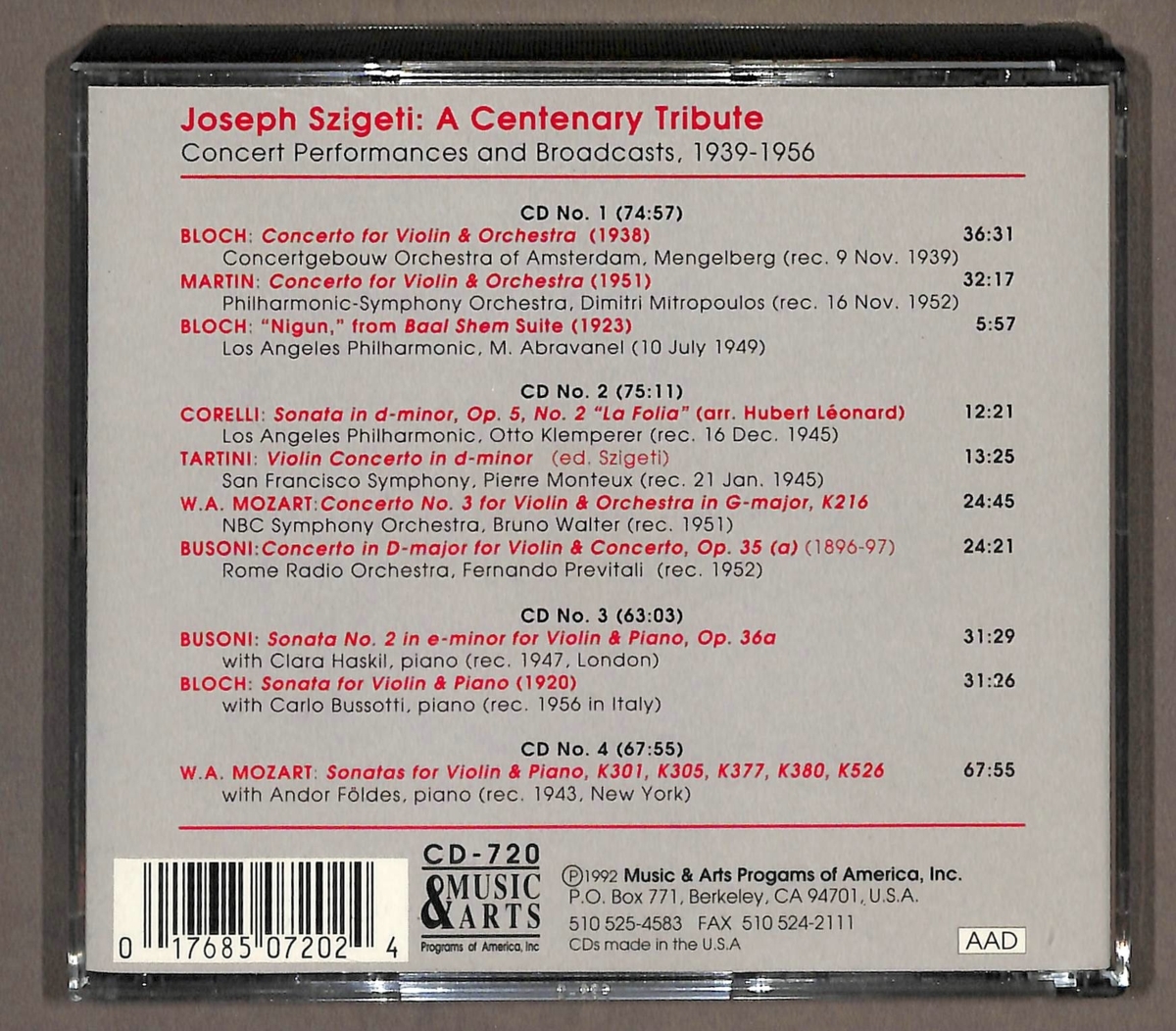 Joseph Szigeti - : ミュージック and Violin Szigeti: The Of JOSEPH