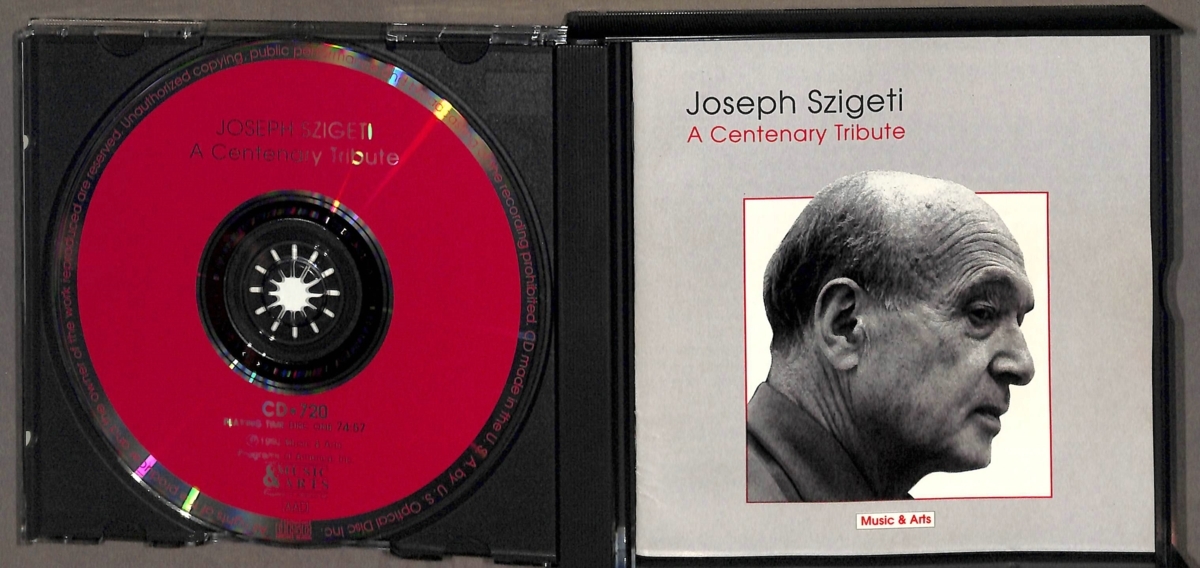 Joseph Szigeti - : ミュージック and Violin Szigeti: The Of JOSEPH