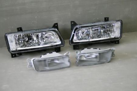 【セール，大人気】 三菱ふそう スーパーグレート ヘッドライト フォグランプ 4点KIT 日本光軸 H19.4 H29.4(ヘッドライト)｜売買されたオークション情報、yahooの商品情報をアーカイブ公開 - オークファン 三菱用