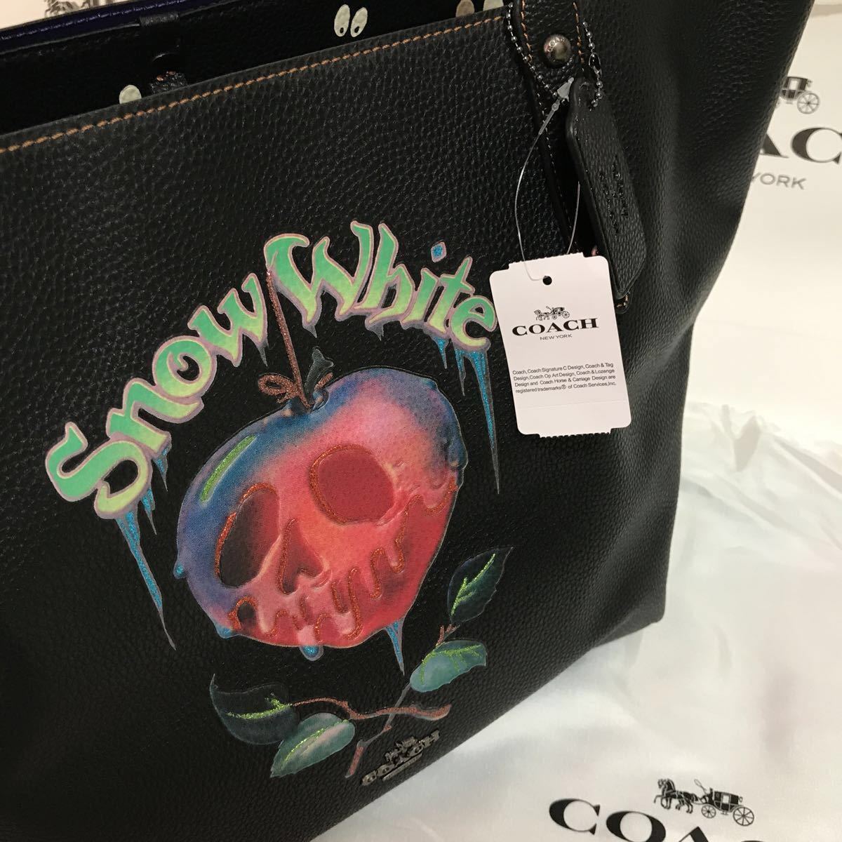 新品 未使用 コーチ COACH トートバッグ】 ディズニーコラボ 白雪姫 