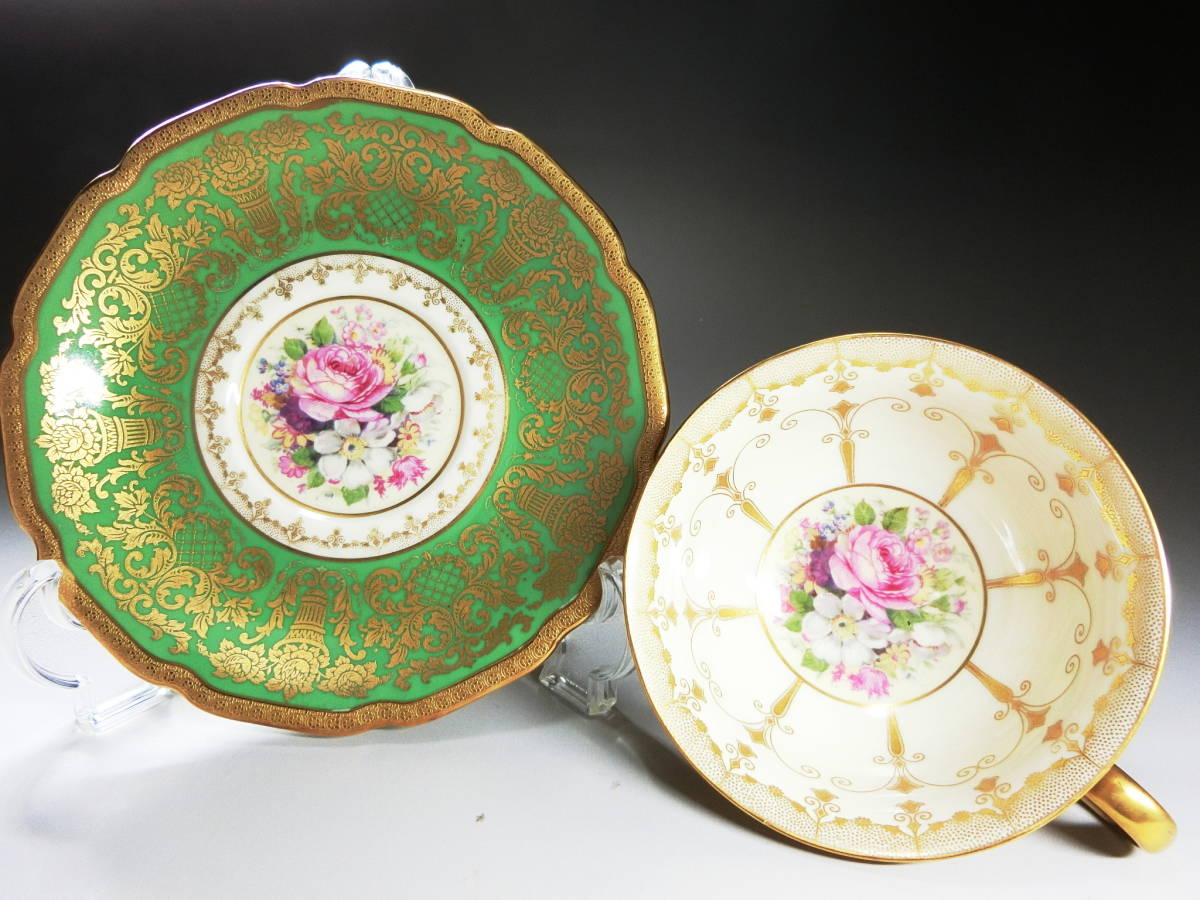 【お得，最新作】 ローゼンタール 金彩ピンクローズブーケ カップ＆ソーサ 超 1級品 1890年代アンティーク 22金ハンドペイント アイボリー(マイセン)｜売買されたオークション情報、yahooの商品情報をアーカイ マイセン