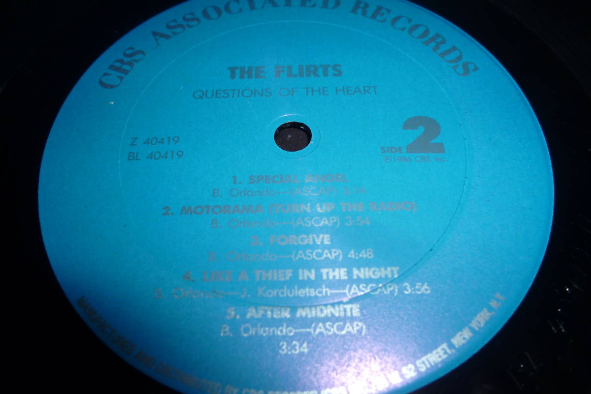 The Flirts – Questions Heart Of - Vinyl | UK eBay LP FLIRTS THE CD