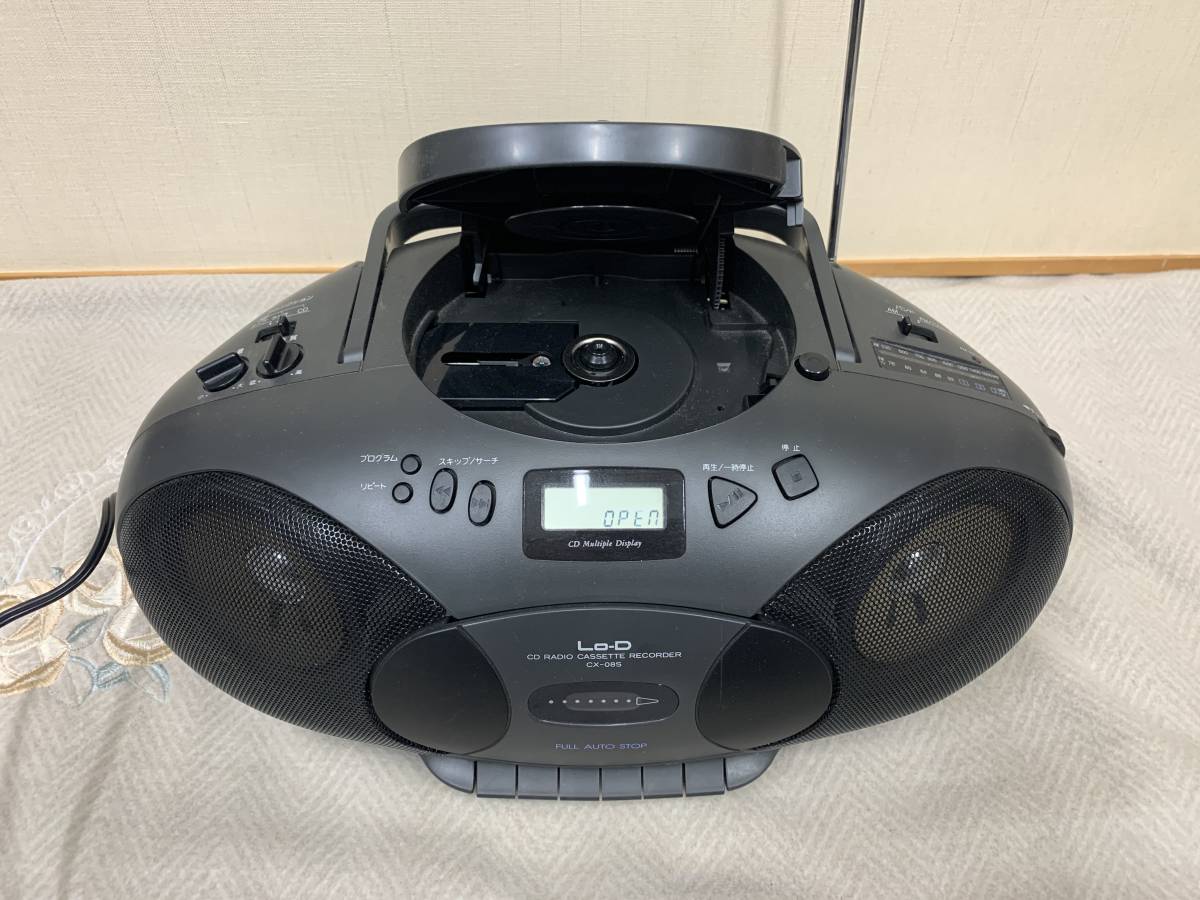 Hitachi Lo-D CD・カセット・ラジオ 未使用状態 Lo-D CK-5Y CD