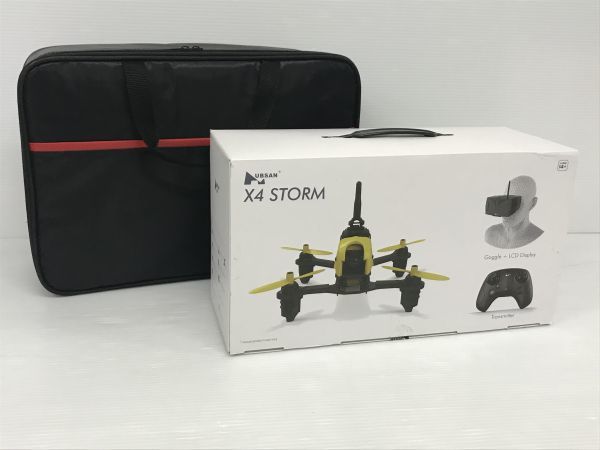 M10-944-1023-069【中古/美品】Hubsan H122D X4 STORM レーシングドローン バッテリー×3個_1