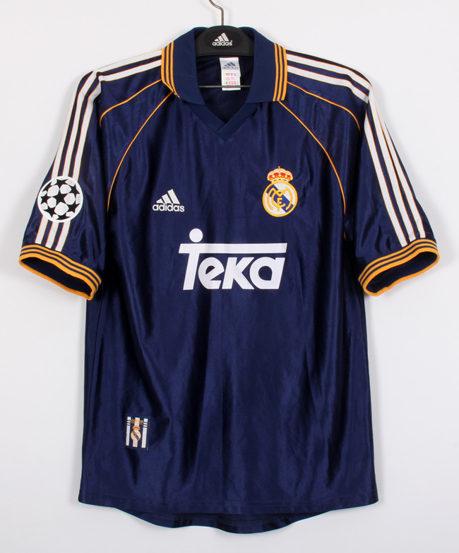98-99レアル・マドリッド(3rd)＃7 ラウール RAUL 半袖 Adidas正規 UEFA