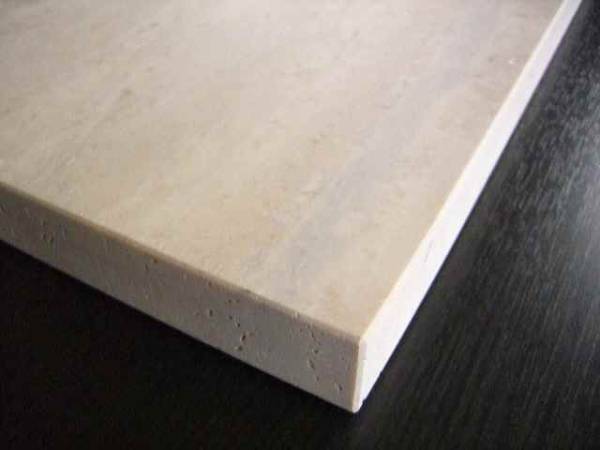 ●大理石オーディオボード●トラバーチン　350×250×30【即決】