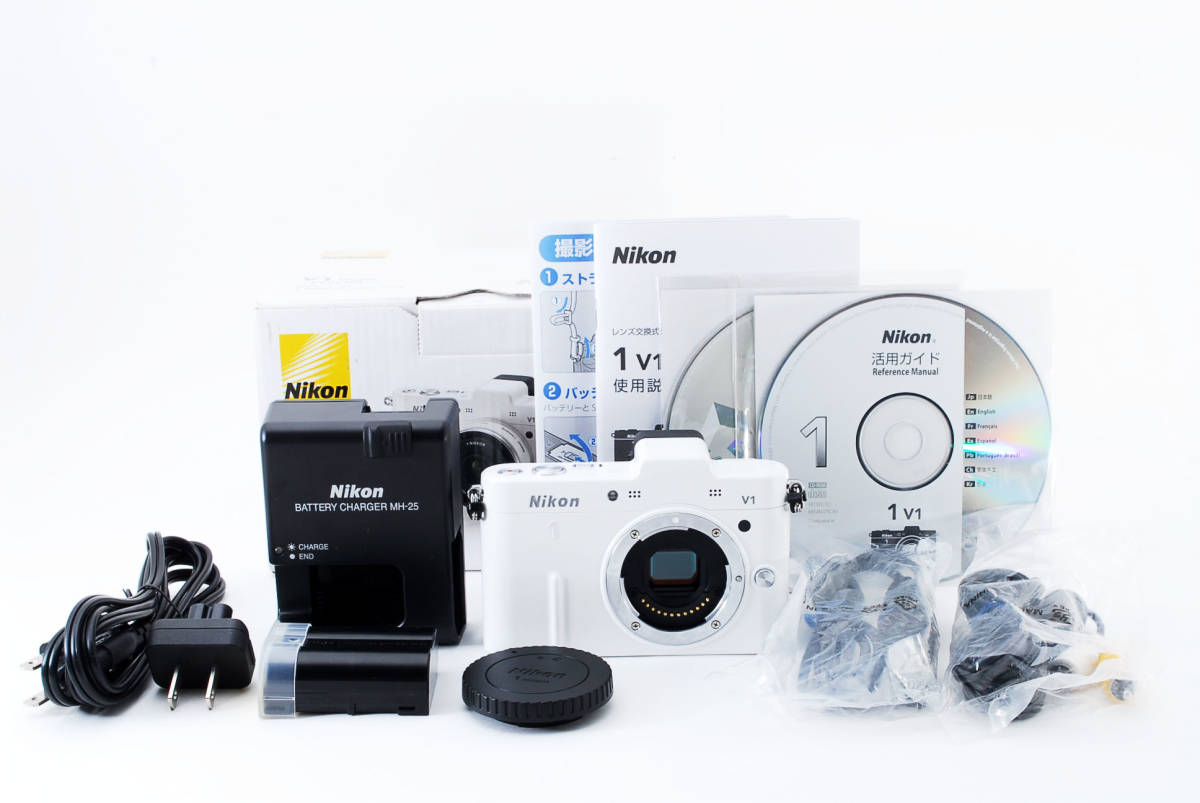 1105# ☆美品☆NIKON ニコン V1 ボディ ホワイト Nikon 0 |