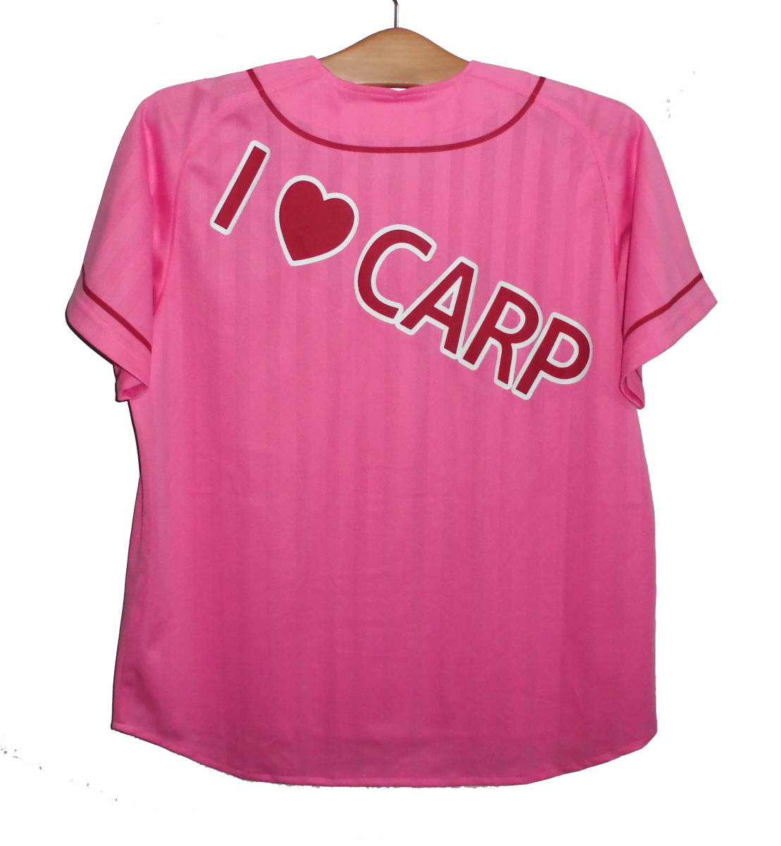  使用1回極 広島カープ レディース限定 I LOVE CARP ピンク ユニフォーム S(応援ユニフォーム、ウエア)｜売買されたオークション情報、yahooの商品情報をアーカイブ公開 - オークファン 応援ユニフォーム、ウエア