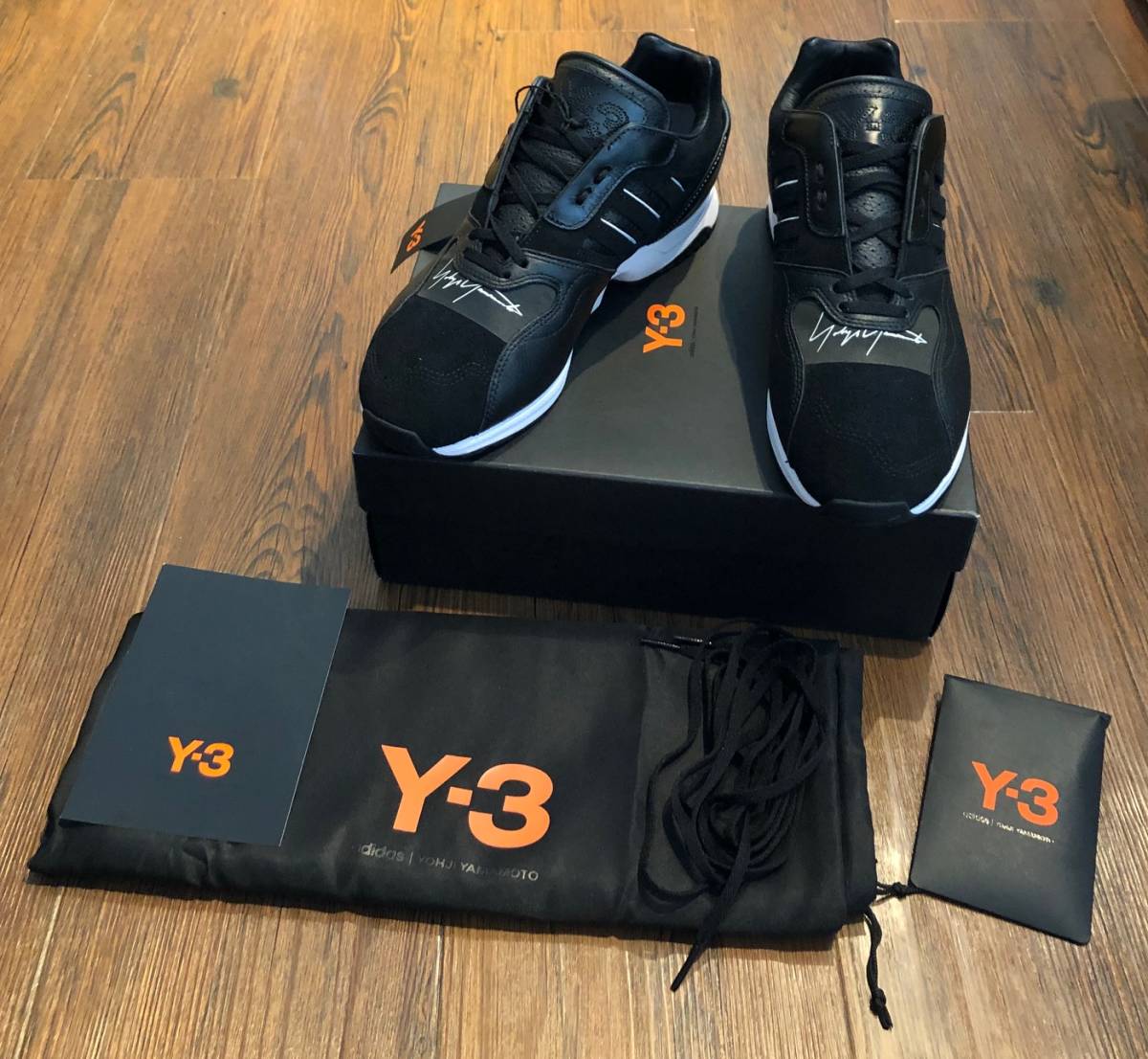 よた 定価38500円新品 ☆ Y-3 19SS ZX RUN G54062 レザー スニーカー