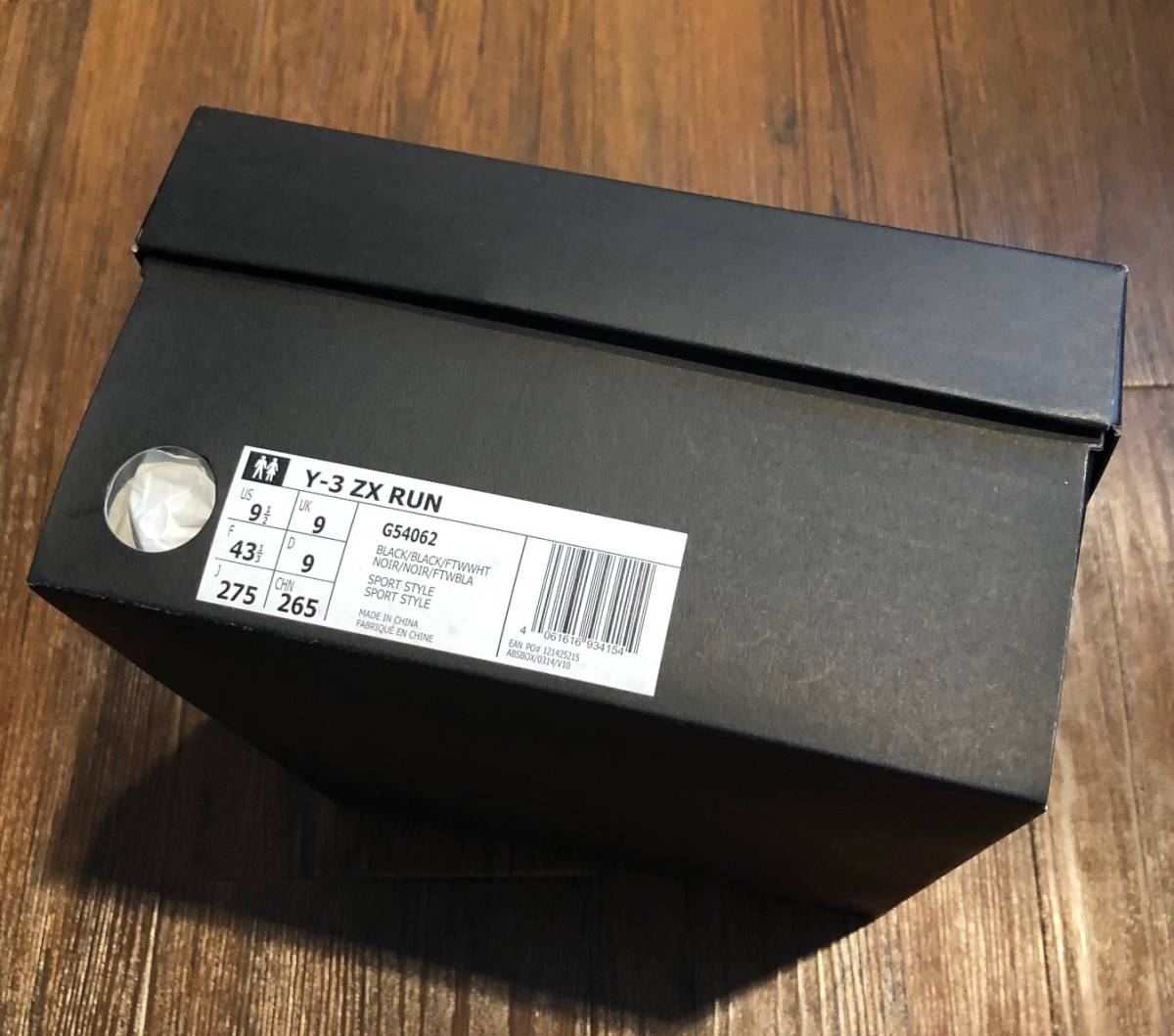 定価38500円新品 ☆ Y-3 19SS ZX RUN G54062 レザー スニーカー 