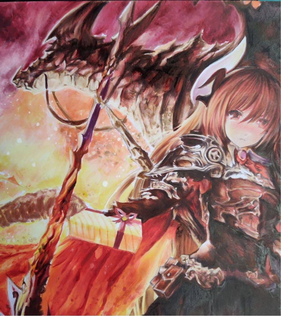 手描きイラスト シャドバ シャドウバース Shadowverse 天空の覇者ダークドラグーンフォルテ Forte Dark Dragoon 同人 直筆 一点物 原画 手描きイラスト 売買されたオークション情報 Yahooの商品情報をアーカイブ公開 オークファン Aucfan Com