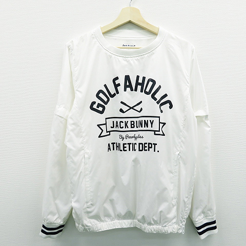 JACK BUNNY ジャックバニー 2WAY裏メッシュブルゾン ホワイト系 4 [240001281440]【中古】メンズ