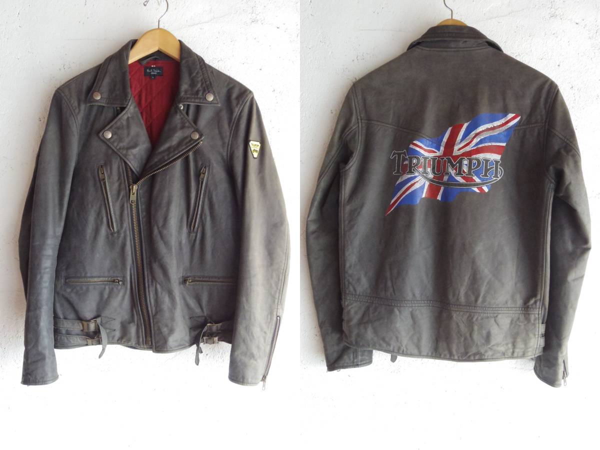 レア！Paul Smith×TRIUMPH ポールスミス×トライアンフ ライダース