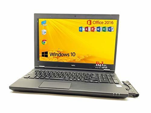  中古 パソコン， MS オフィス付き ， Intel Core i3 第6世代 4 GB， 500 GB， DVD 15.6　HD　TFT　Wifi， Win 10 Pro， VX-U-i3