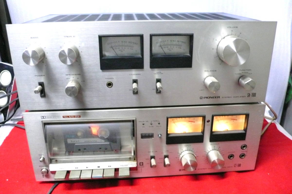 PIONEER パイオニア カセット GPioneer アンプ SA-7600 PL-A350B⁄CT 