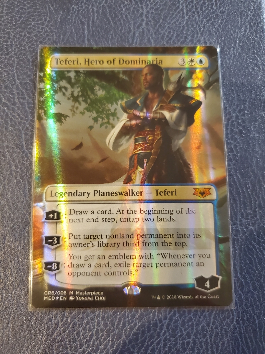 ドミナリアの英雄、テフェリー　FOIL 英語版 100%新品，SALE MTG ドミナリアの英雄、テフェリー FOIL 英語版 Mythic