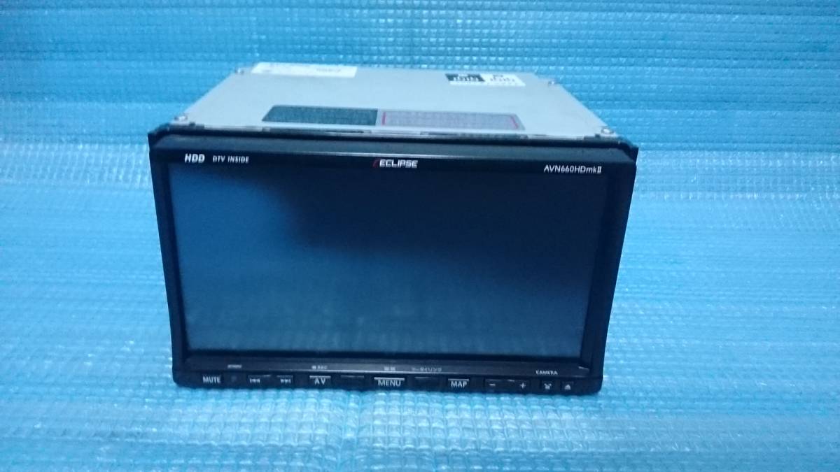 即決 AVN660HDmkⅡ イクリプス フルセグTV HDDナビ アンテナ付属