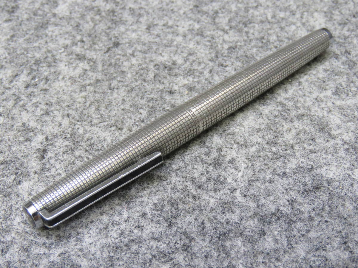 ○万年筆 PILOT シルバー STERLING SILVER ペン先18K-WG【USED