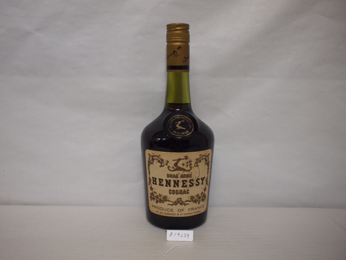 古酒・未開栓】ヘネシー ブラスアーム グリーンボトル 720ml 古酒