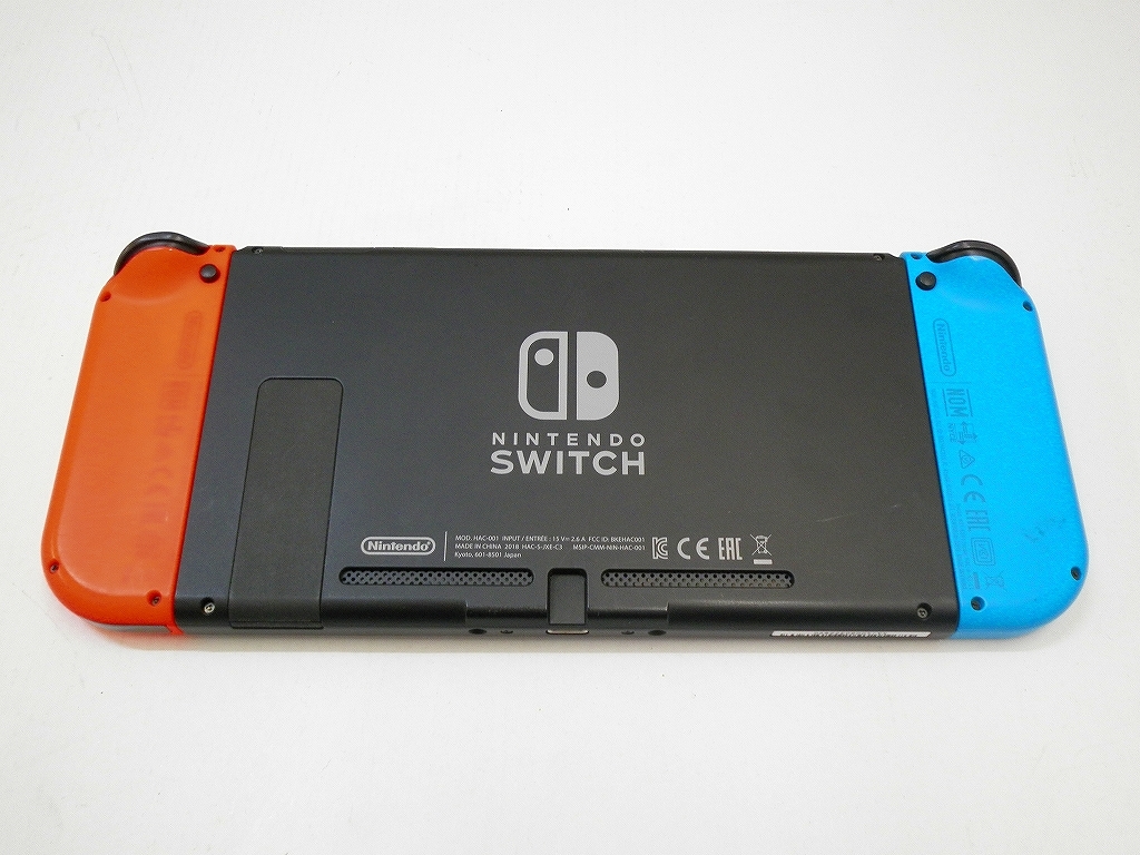 C9366☆NINTENDO SWITCH本体+Joy-Conのみ 初期化済 中古現状渡し