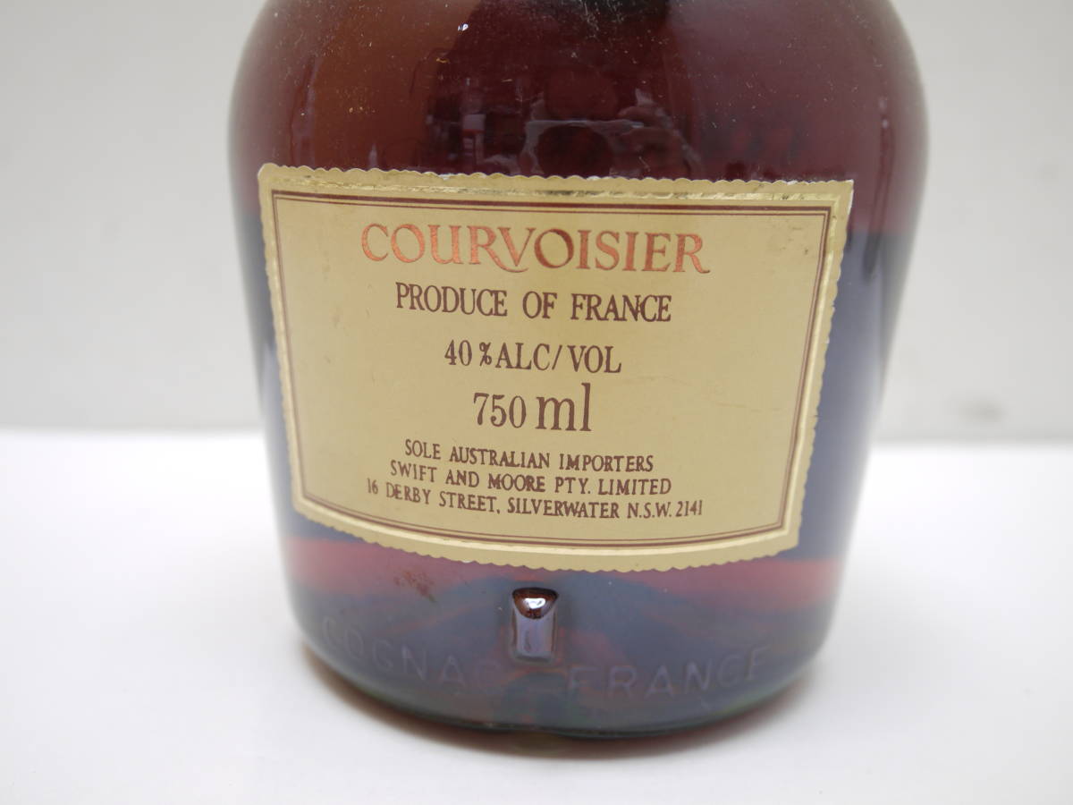 飲料・酒 【コルク破損】COURVOISIER NAPOLEON Baccarat製ボトル