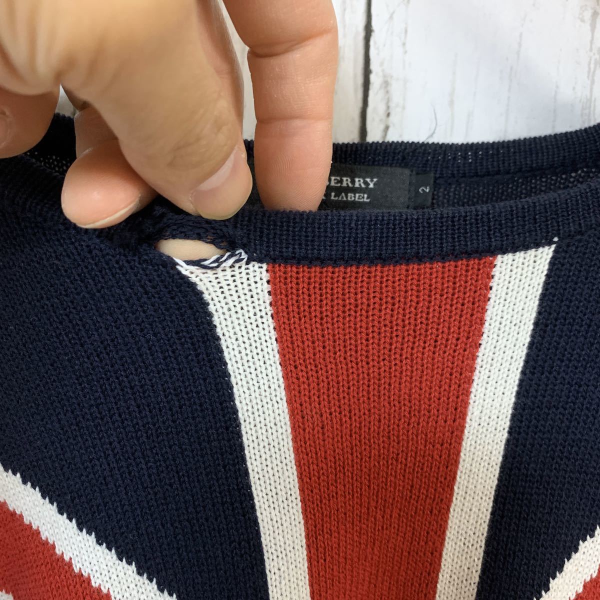 BURBERRY BLACK LABEL バーバリーブラックレーベル ニットセーター M 