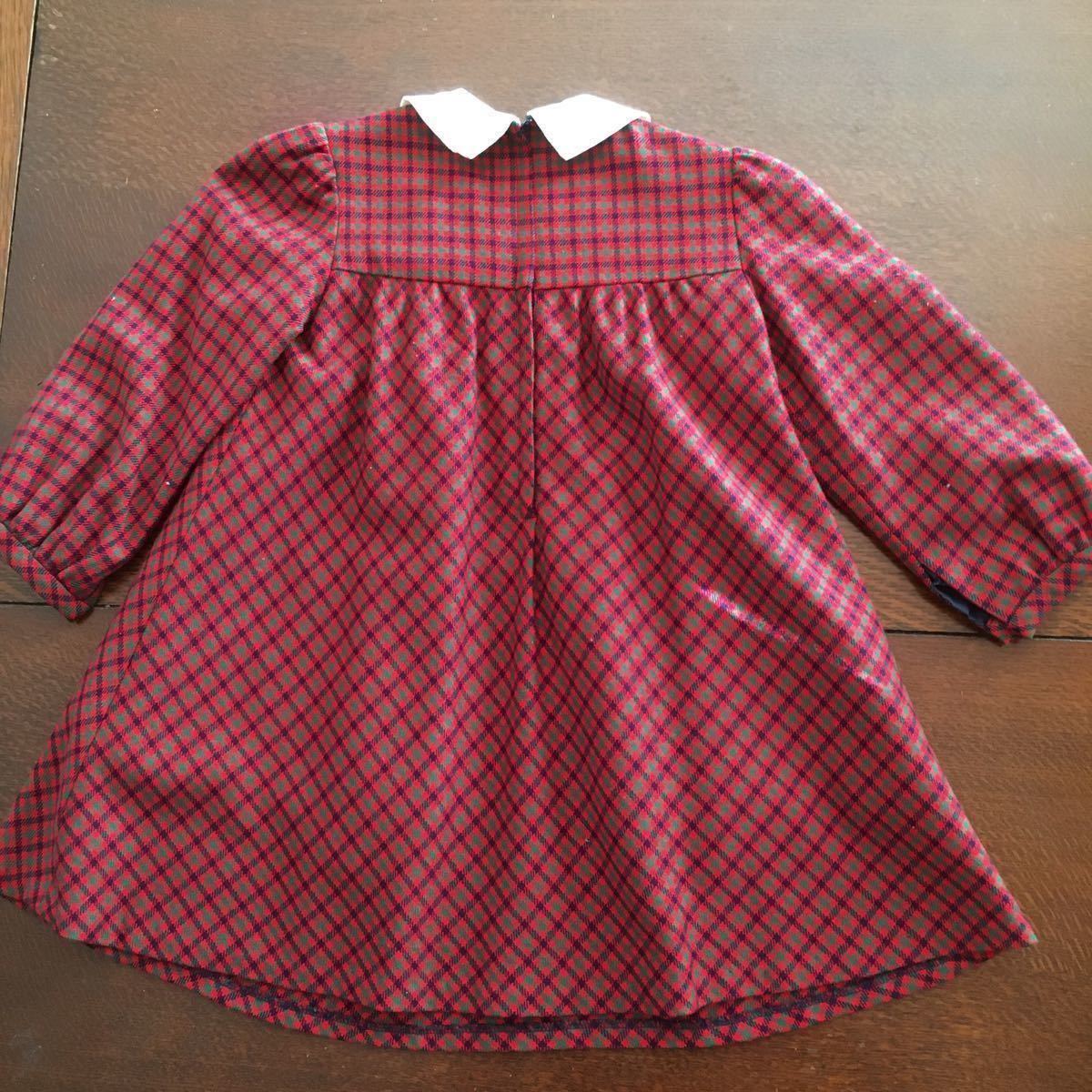 ワンピース familiar ブルマ ファミリア80 ドレスセット PETIT BATEAU 