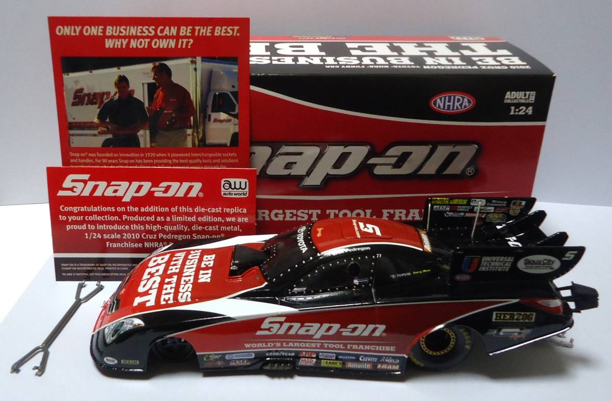 非売品 Snap-on ドラッグカー模型 スナップオン ホッドロッドファニーカー 1/24 スナップオン ホットロッド ドラッグレース ファニーカー