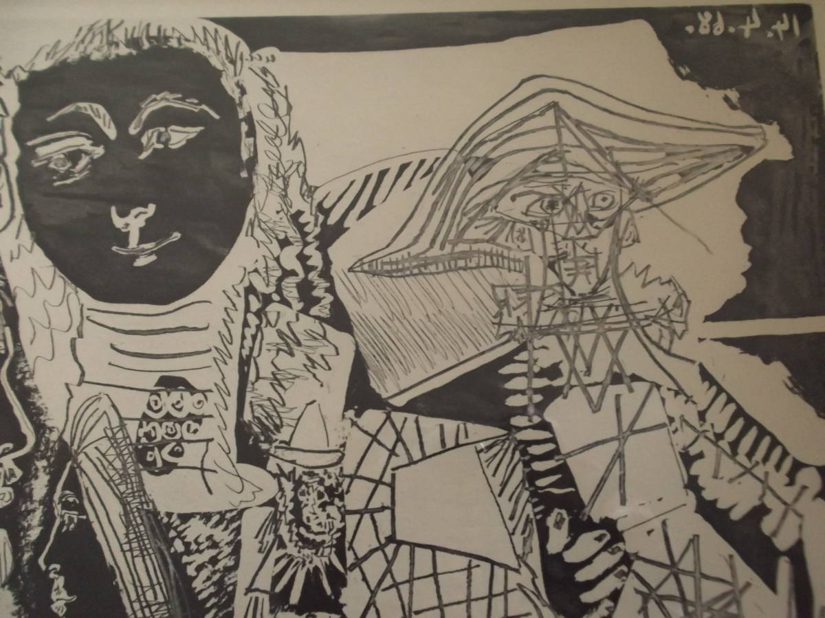 ☆Pablo Picasso☆パブロ・ピカソ作 作品37（347シリーズ）、額装品