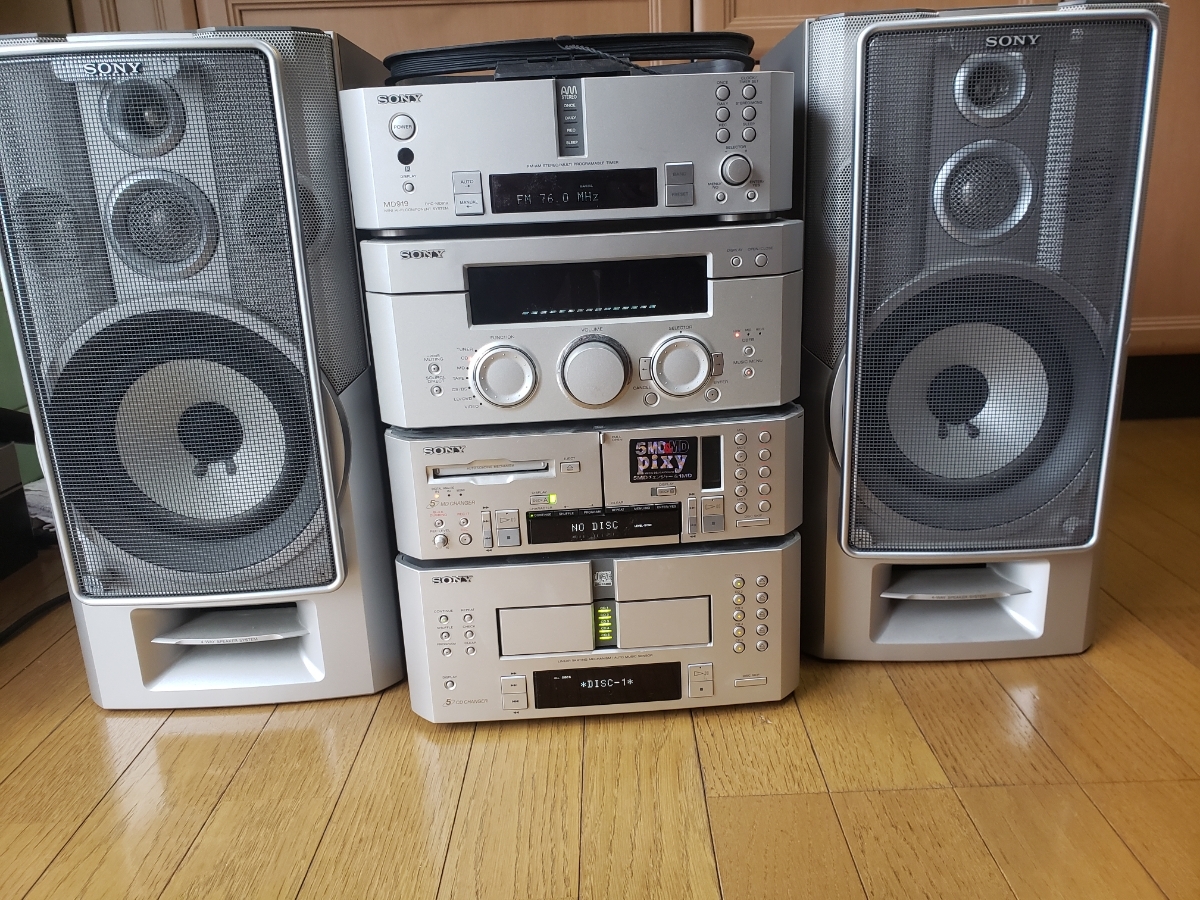 SONY DHC-MD919 システムコンポ - 最上位モデル PIXY 完動品 メルカリ