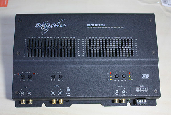 Phoenix Gold Equalizer Octave 15バンド2⁄3オクターブイコライザーEQ