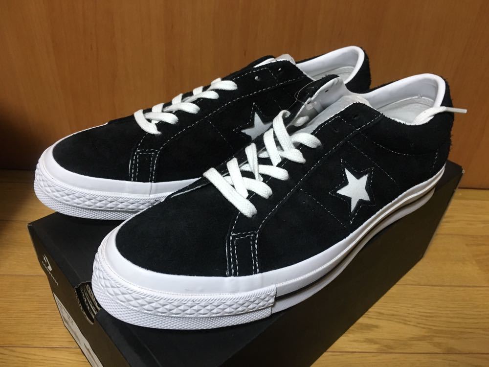 26.5m CONVERSE コンバース スニーカー One Star OX ワンスター 158369C スエード ブラック チャックテイラー 海外