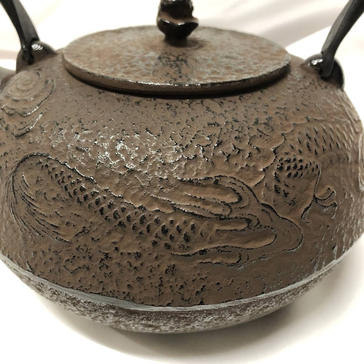 南部鉄瓶 雲竜 未使用保管品 | 1.3 鉄瓶 雲竜1.3L 1.3L 公式