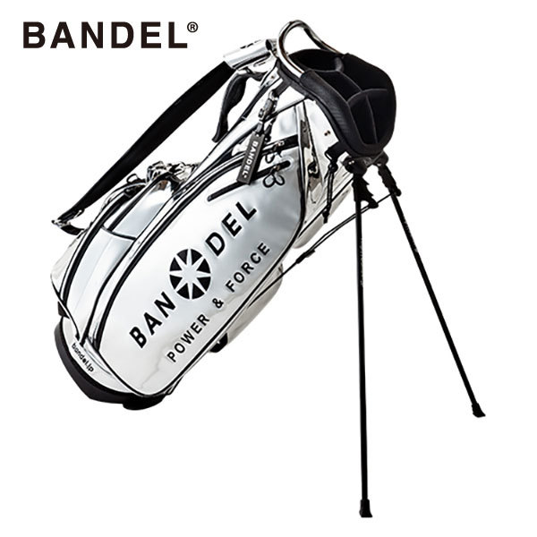 BANDEL キャディバッグ シルバー バンデル キャディバッグ スタンド シルバー 2019 ゴルフ メンズ