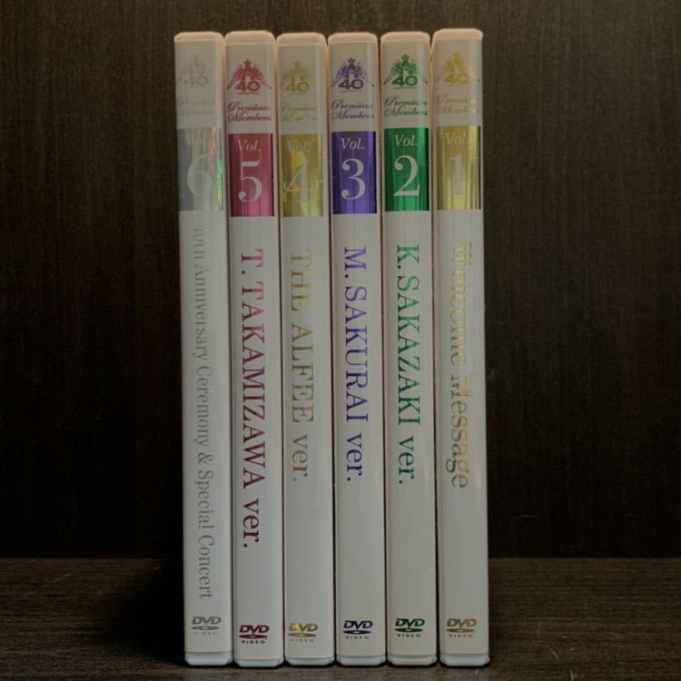 美品】The ALFEE 40th anniversary premium Members DVD フル
