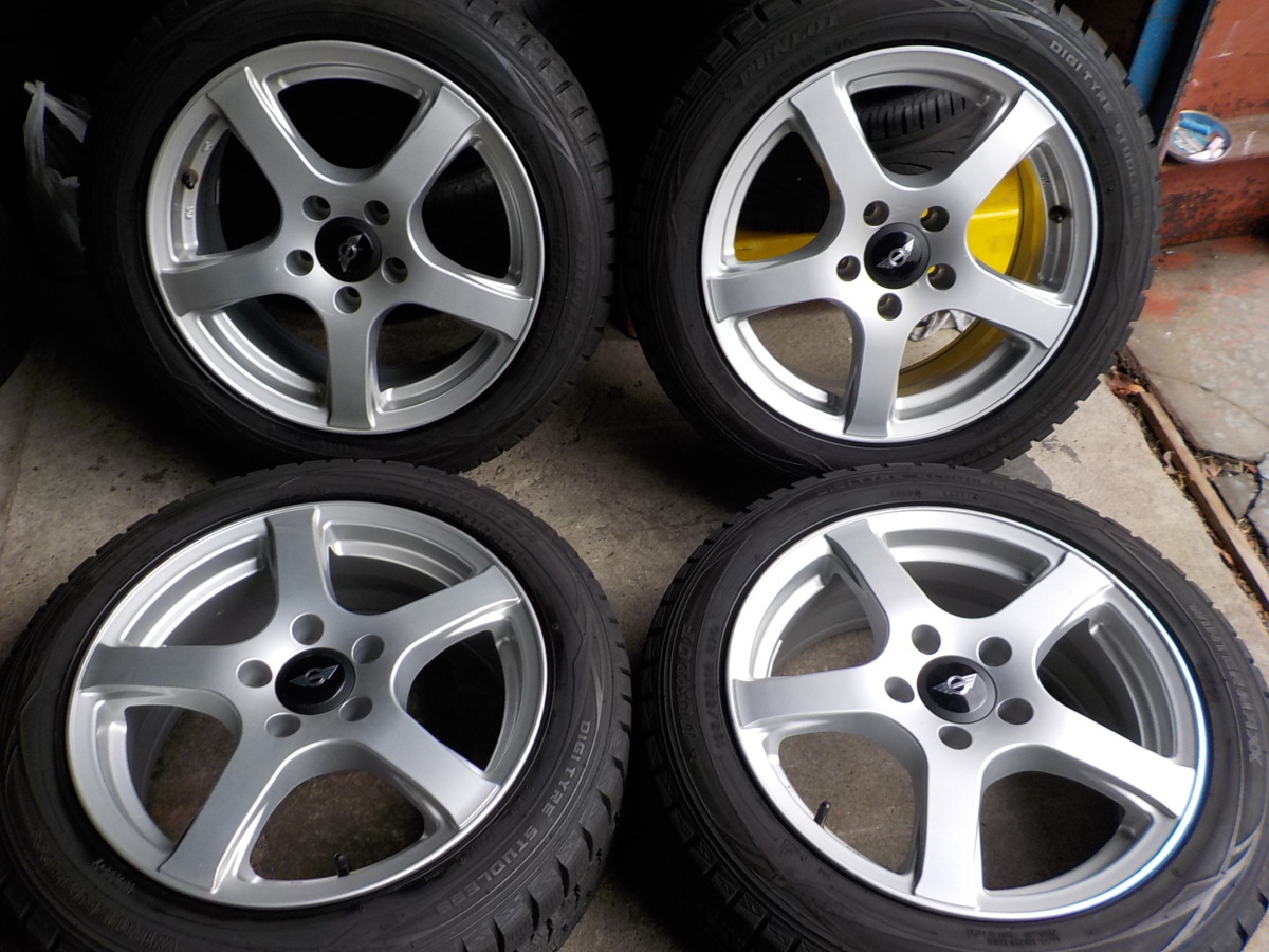 F55 F56 16インチ スタッドレス4本 F57 MINI f56の通販 ミニ ホイール