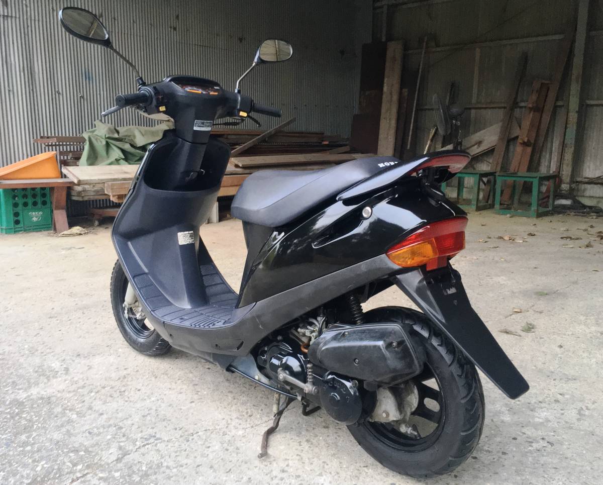 リヤスポイラー付き】ホンダDio（AF27）・黒☆中古実働・兵庫