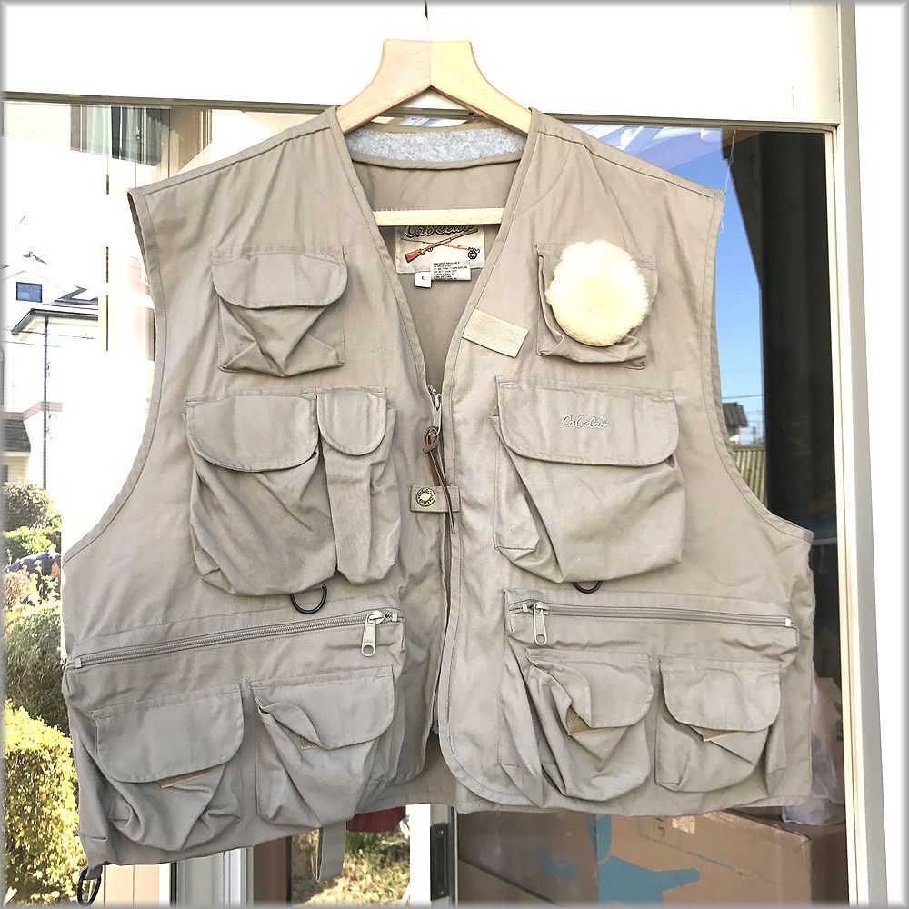 ☆Cabela's カベラス 状態良好 90s フィッシングベスト size L☆検