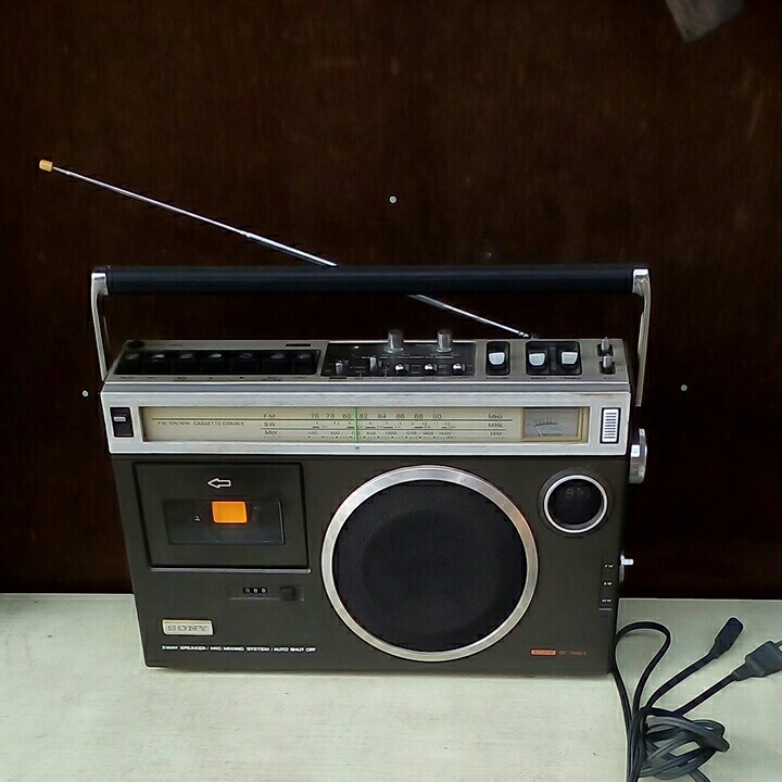 SALE，お買い得 ソニー ラジカセ CF-1980Ⅱ AM FM SW 電源コードつき
