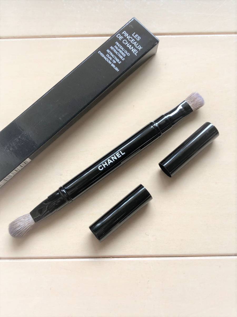  CHANEL シャネル アイシャドウブラシ パンソーデュオポピエール メイクブラシ 化粧品コスメ アイメイク(アイシャドウ)｜売買されたオークション情報、yahooの商品情報をアーカイブ公開 - オー アイシャドウ