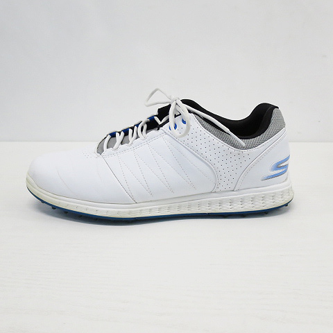 スケッチャーズ | スニーカー SKECHERS Skechers 54545の通販 0 Pivot Spikeless Golf スリッポン レディース pivot White&frasl;Gray&frasl;Blue 9.5 SKECHERSの通販