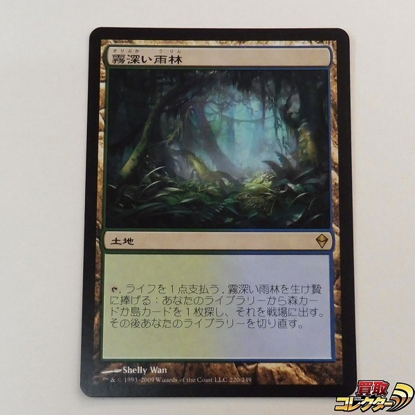 sC255o [人気] MTG 霧深い雨林 Misty Rainforest 日本語版
