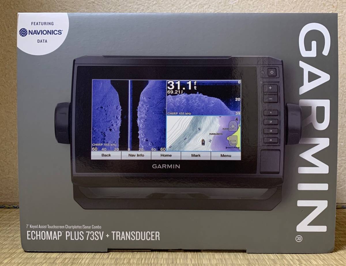  即納Garmin ガーミンECHOMAP Plus 73sv /GT52HW-TM 振動子/南湖Quickdrawデータ付(モニター5型～)｜売買されたオークション情報、yahooの商品情報をアーカイブ公開 - オークファン 魚群探知機