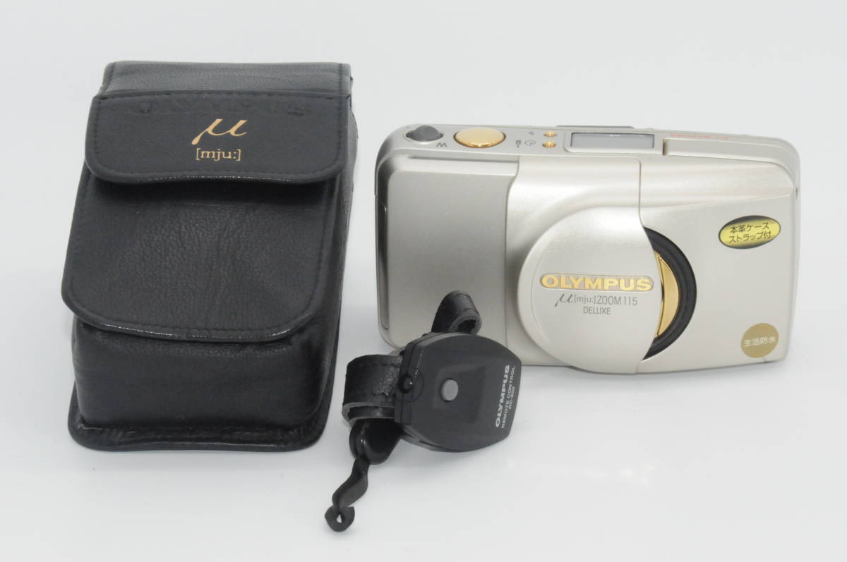 μ オリンパス ZOOM OLYMPUS DELUXE ☆極上美品☆ [mju:] 0 1 中古 高